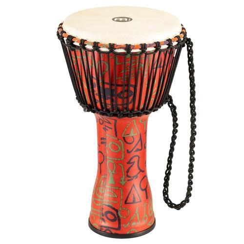 Meinl Padj1 Rope Tuned Travel Series Pharaoh's Script Djembé 10 Pouces