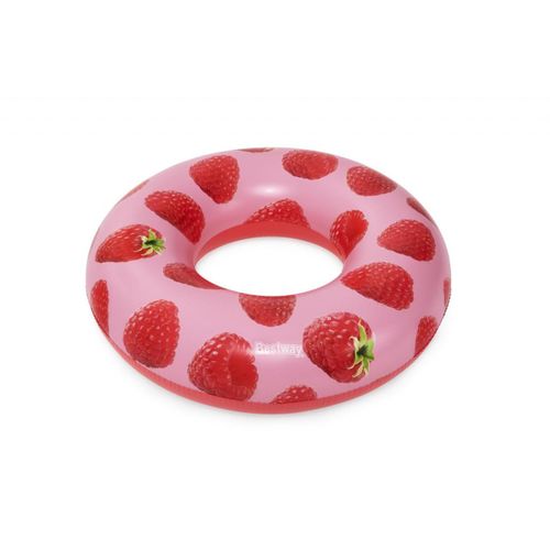 Bouée Gonflable Baignade Bestway Rapberry Swim Ring 1.19m Rose 71935