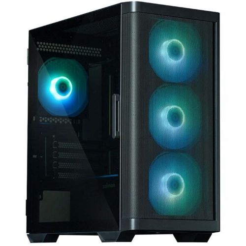 Boitier PC Mini Tour Micro ATX Zalman M4 RGB avec panneau vitré - Noir