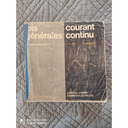 Courant Continu. Lois Générales