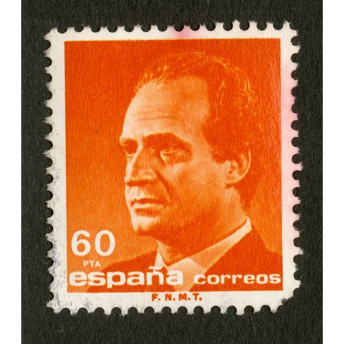 Timbre Oblitéré Espana, Correos, 60 Pta