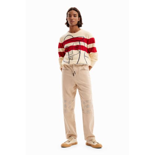 Pantalon Avec Détails Floraux