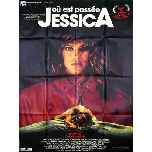 Où Est Passée Jessica (Sotto Il Vestito Niente) - Véritable Affiche De Cinéma Pliée - Format 120x160 Cm - De Carlo Vanzina Avec Renée Simonsen, Donald Pleasence, Tom Schanley - 1985