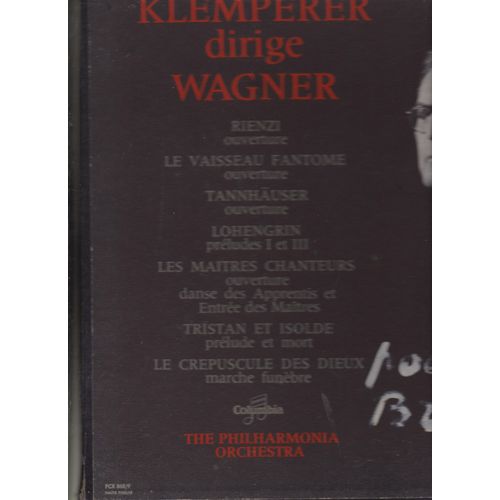 Coffret 2 Lp Otto Klemperer Dirige Wagner Rienzi Le Vaisseau Fantome Tannhauder Lohengrin