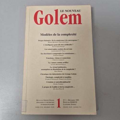 Le Nouveau Golem 1 Décembre 1992