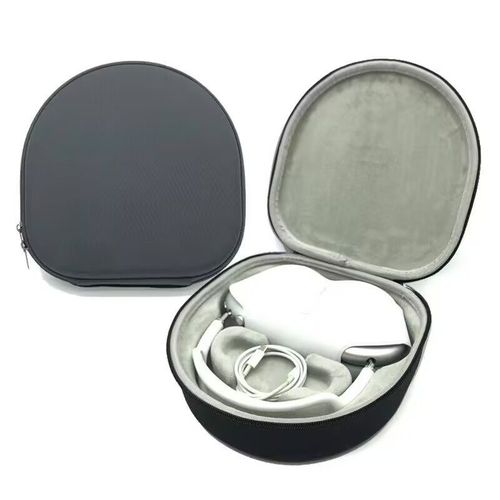 Étui pour écouteur - AQSACOKIYA - Compatible pour Apple AirPods Max - Noir