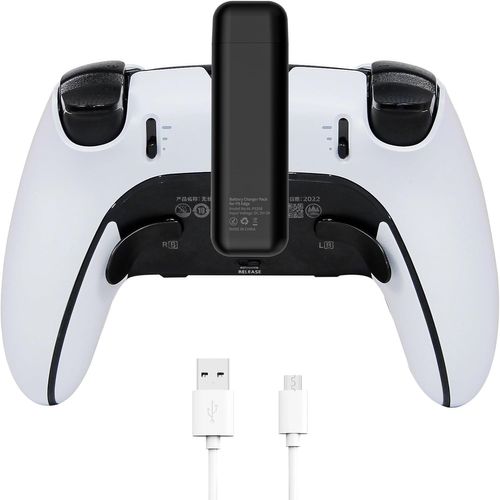 Ps5 Dualsense Edge Controller Battery Pack, 3400mah Fast Charging, Portable Wireless Charger - Batterie Rechargeable Pour Playstation5 Dualsense Edge Controller, Extra Battery Life, Accessoires Ps5