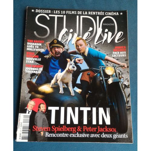 Studio Cine Live N° 30 Magazine - Tintin - Occasion