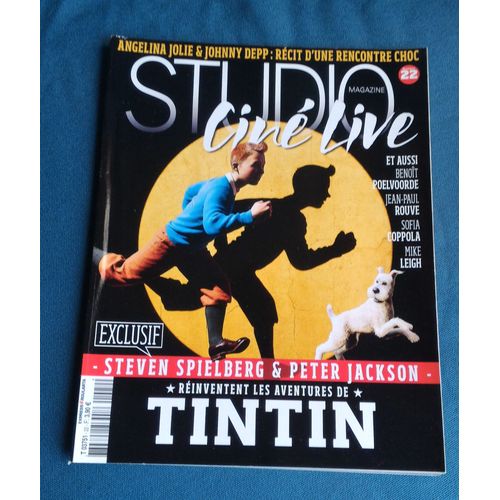 Studio Cine Live N° 22 Magazine - Tintin - Occasion
