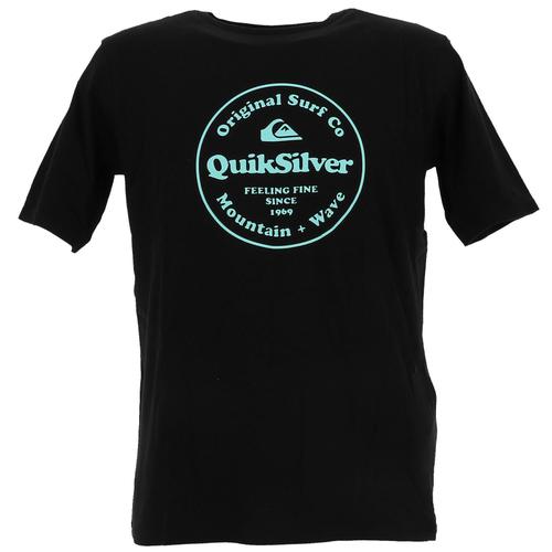 Tee Shirt Manches Courtes Quiksilver Secret Ingredient Youth Ss Tee Noir