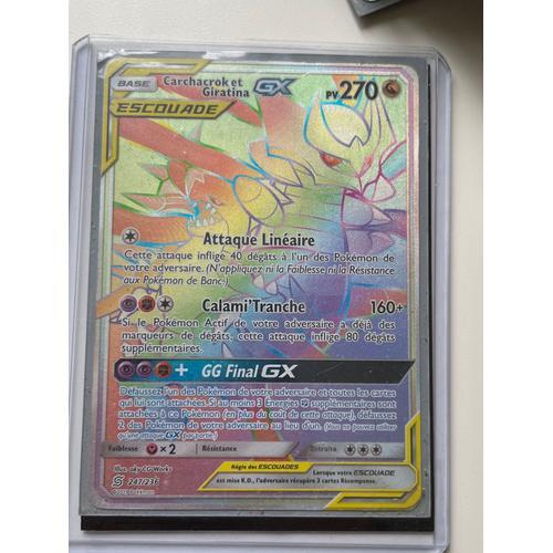 Carte Pokémon, Carchacrok Et Giratina Gx Escuade Fantôme