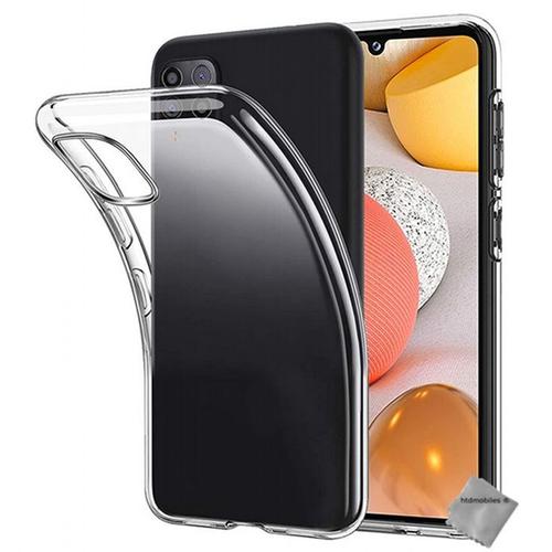 Housse Etui Coque Gel Fine Samsung Galaxy A42 5g + Verre Trempe - Transparent Tpu