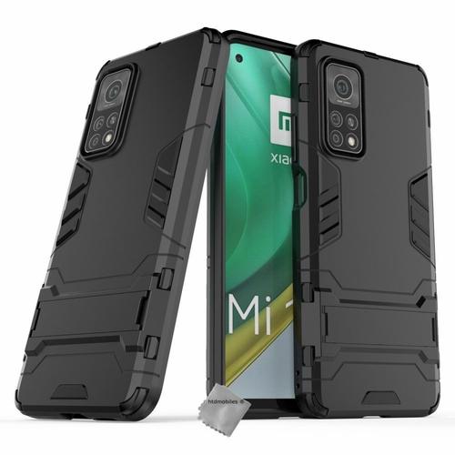 Housse Etui Coque Rigide Anti Choc Pour Xiaomi Mi 10t / Mi 10t Pro 5g + Verre Trempe - Noir