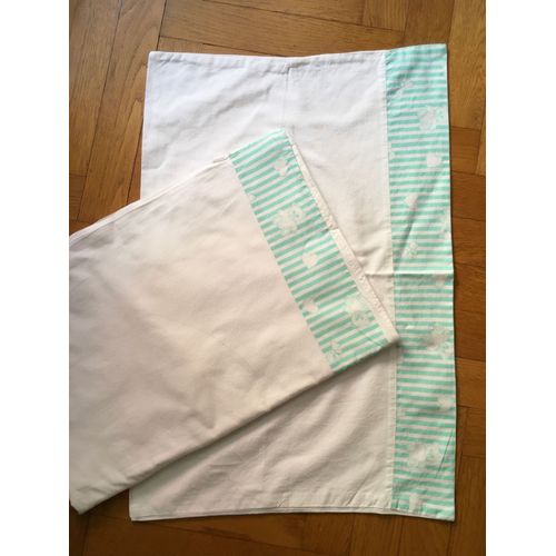 Drap Dessus Et Taie D'oreiller Lit Bébé