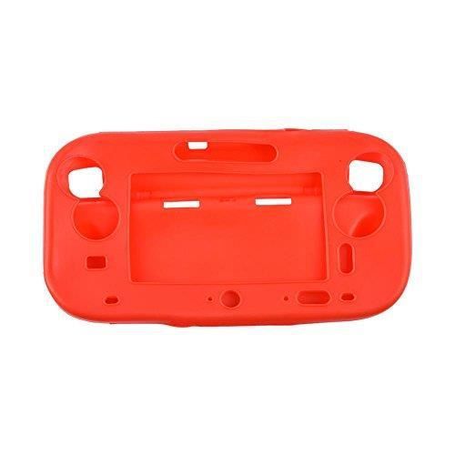 Housse En Silicone Pour Nintendo Wii U Gamepad (Rouge) Litt2475