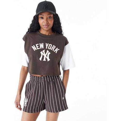 T-Shirt Crop Femme New York Yankees Mlb