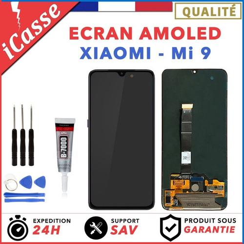 Écran Pour Xiaomi Mi 9 Mi9 + Vitre Tactile Assemblé Noir + Outils + Colle