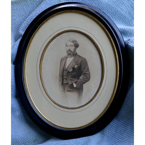 Portrait D'une Personnalité Par Nadar, Encadré, 1860.