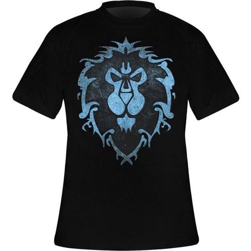 T-Shirt Warcraft - Cracked Alliance Logo