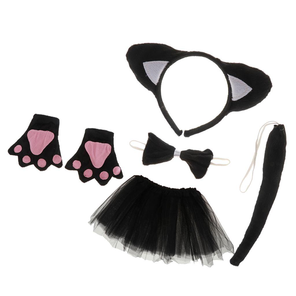 Déguisement Tutu Chat Noir Pour Filles De 3-4 Ans - Costume Halloween,  Théâtre