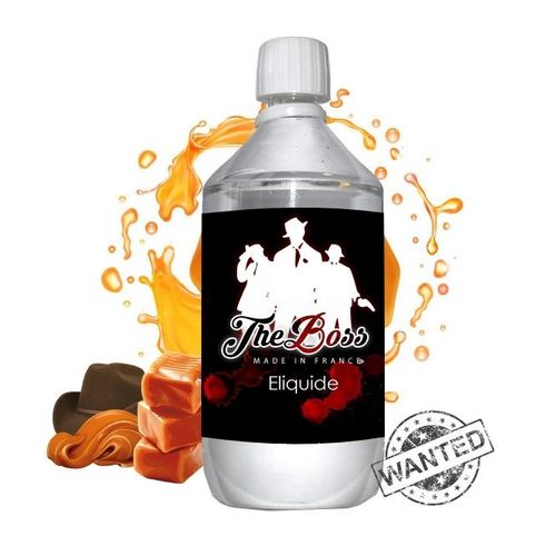 E liquide The Boss- 1 l - 50/50 PG/VG - 1 000 ML - Original brun café caramel
