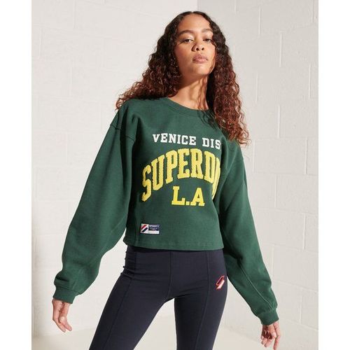 Sweat À Manches Chauve-Souris Femme Varsity Arch