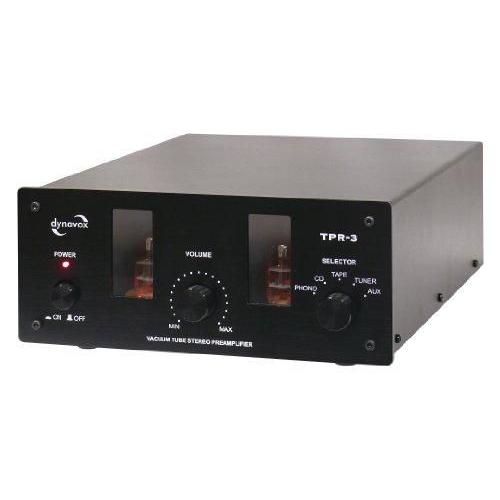 Dynavox Amplificateur HiFi TPR3 Préamplificateur à tubes Noir (Import Allemagne)