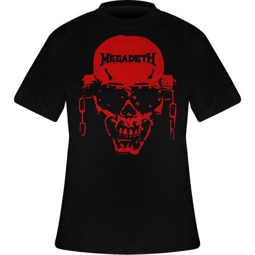 T-Shirt Megadeth - Vic Hi-Contrast Red