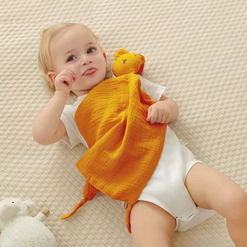 Doudou En Coton Et Mousseline Et Serviette Apaisante Pour B... - 3
