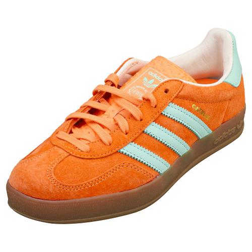 Adidas Gazelle Indoor Homme Baskets Mode Orange Vert