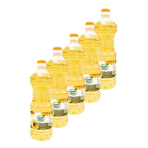 Lot 5x Huile De Tournesol - Bouteille 1l