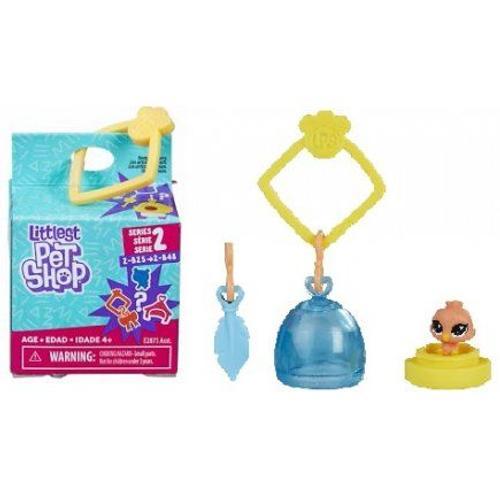 Littlest Pet Shop Collection Surprise Serie 2 : Oiseau 2-B27 + Habitat + Accessoire - Figurines Petshops - Jouet Fille