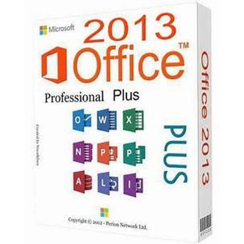 Microsoft Office 2013 Professional Plus - 1pc - 32 Et 64 Bits - Version Complète - Livraison Par E-Mail