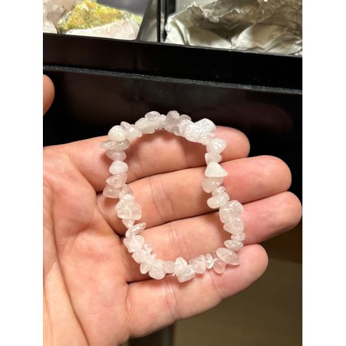 Bracelet Baroque En Quartz Rose Pierres Naturelles Lithothérapie