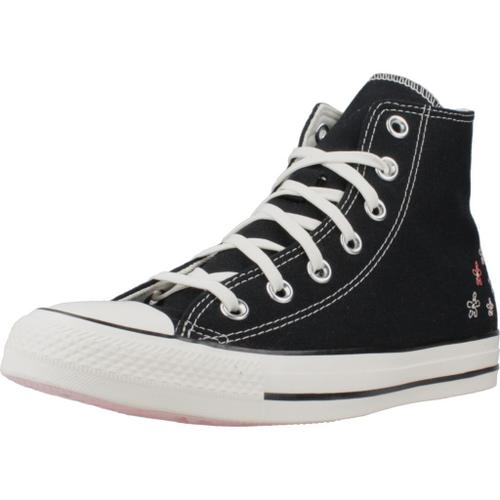 Converse Chuck Taylor All Star Embroidered Little Flowers Colour Noir