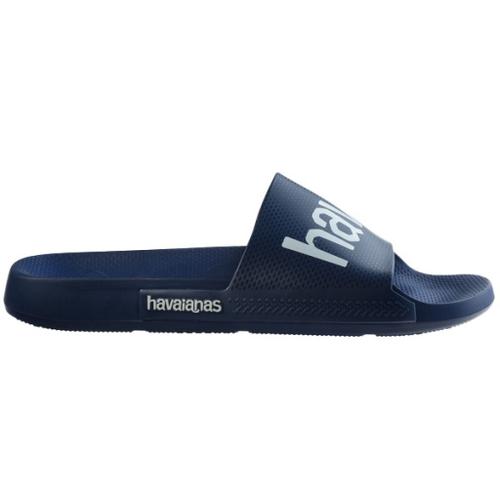 Havaianas Slide Classic Logoman Colour Bleu