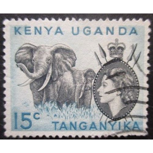 Kenya Ouganda Tanganyika N°95a Oblitéré