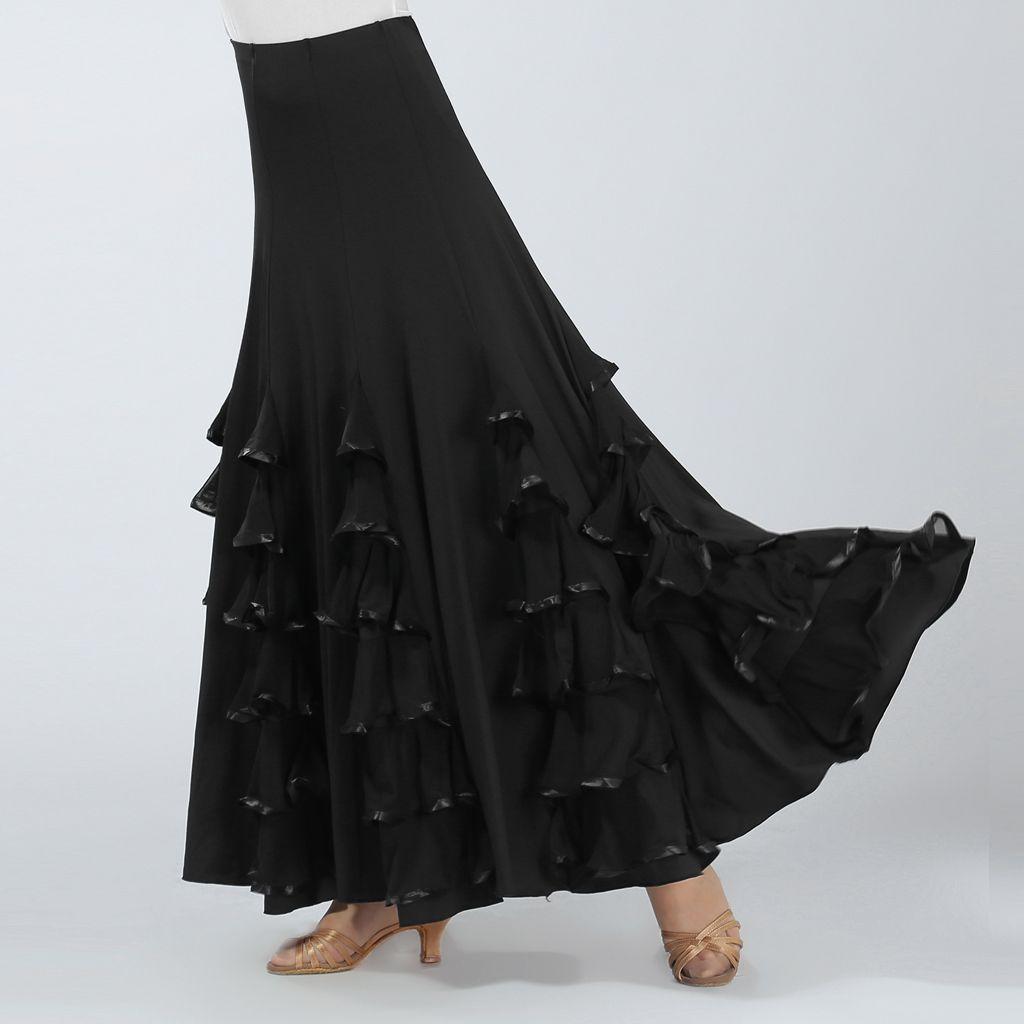 Jupe flamenco noire best sale