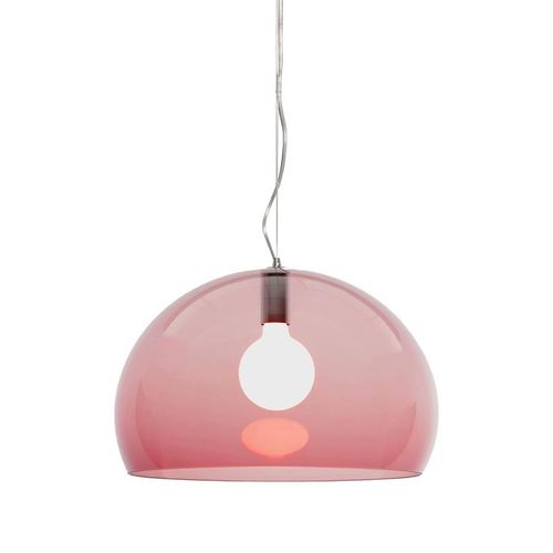 Kartell Lampe À Suspension Fl/Y Fly (Burgundy - Pmma Recyclé)