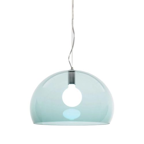 Kartell Lampe À Suspension Fl/Y Fly (Pétrole - Pmma Recyclé)