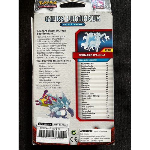 Pokémon - Mini Coffret 60 Cartes Pokémon Giure Lumineux Soleil Et Lune Ombres Ardentes