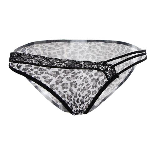 Femme Sous v tement String Ficelle Sexy Transparante en Fleur