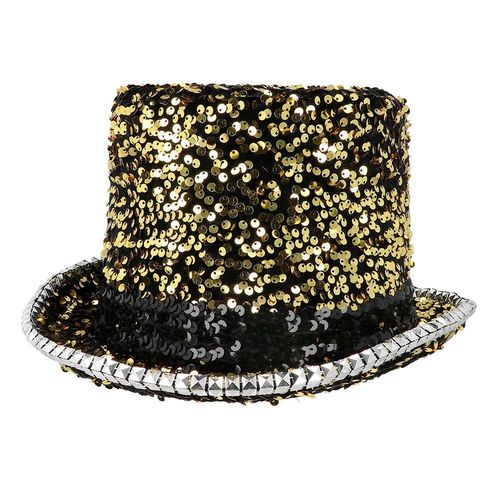 Chapeau Haut-De-Forme Or Steampunk Adulte