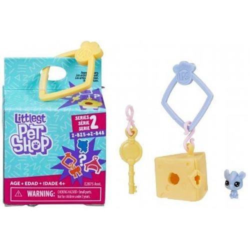 Littlest Pet Shop Collection Surprise Serie 2 : Souris 2-B34 + Habitat + Accessoire - Figurines Petshops - Jouet Fille