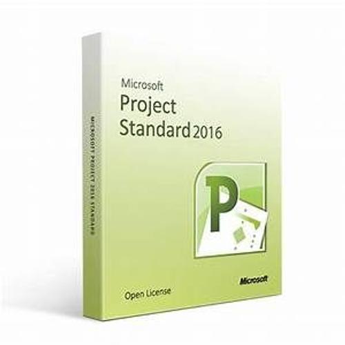 Microsoft Project 2016 Standard - 1pc - 32 Et 64 Bits - Version Complète - E-Mail Express