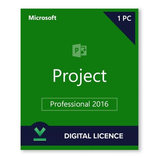 Microsoft Project 2016 Professional - 1pc - 32 & 64 Bit - Version Complète - Email Express