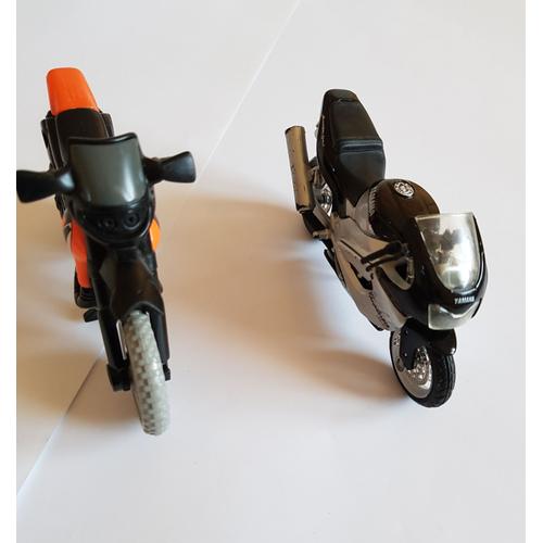 Lot de 2 Jouets : Moto miniature MAISTO Yamaha YZF THUNDERACE 1000