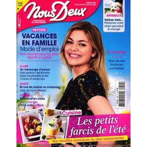 Nous Deux N°3809 : Louane - Vacances En Famille - Les Petits Farcis De L'ete