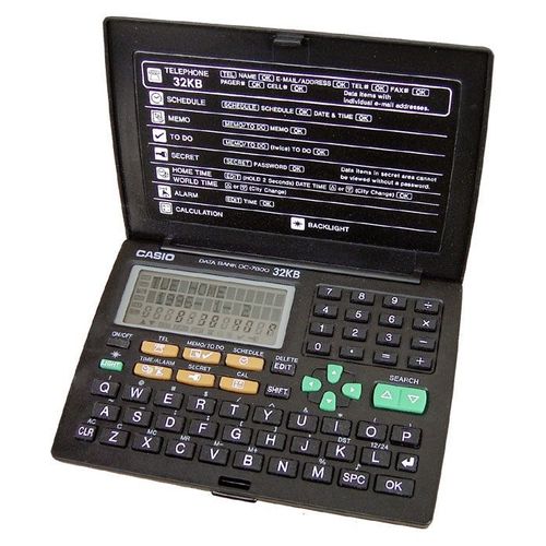 Casio DC-7800 32KB Organizer retro-eclairé