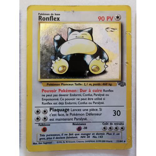 Carte Pokémon - Jungle - Ronflex - 90 Pv - 11/64